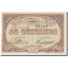 France, Guéret & Aubusson., 50 Centimes, 1915, Chambre de Commerce, EF(40-45)