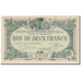 France, Lorient, 2 Francs, 1915, Chambre de commerce / Bon de, EF(40-45)
