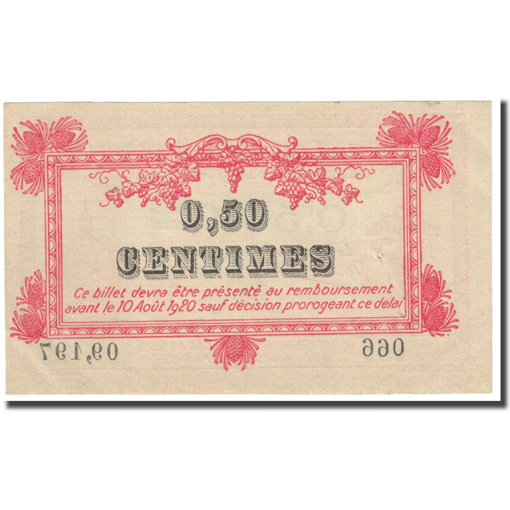 France, Montpellier, 50 Centimes, 1915, Chambre de Commerce, EF(40-45)