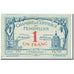 France, Montpellier, 1 Franc, 1917, Chambre de Commerce, VF(20-25), Pirot:85-18