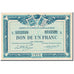 France, Quimper & Brest., 1 Franc, 1915, Chambre de commerce / Bon de