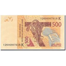 Geldschein, West African States, 500 Francs, 2012, Undated (2012), KM:719, UNZ