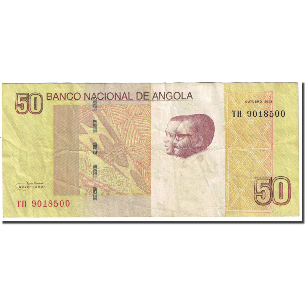 Nota, Angola, 50 Kwanzas, 2012, Octobre 2012, KM:152, VF(20-25)