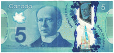 Geldschein, Kanada, 5 Dollars, 2013-2014, Undated (2013-2014), KM:106b, SS