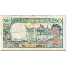 Banknote, French Pacific Territories, 500 Francs, 1992, Undated (1992), KM:1b