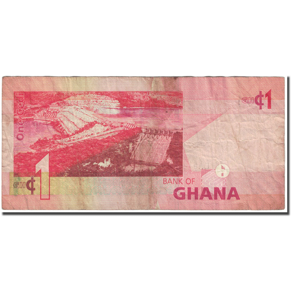 Billete, 1 Cedi, 2010, Ghana, 2010-03-06, KM:37b, BC