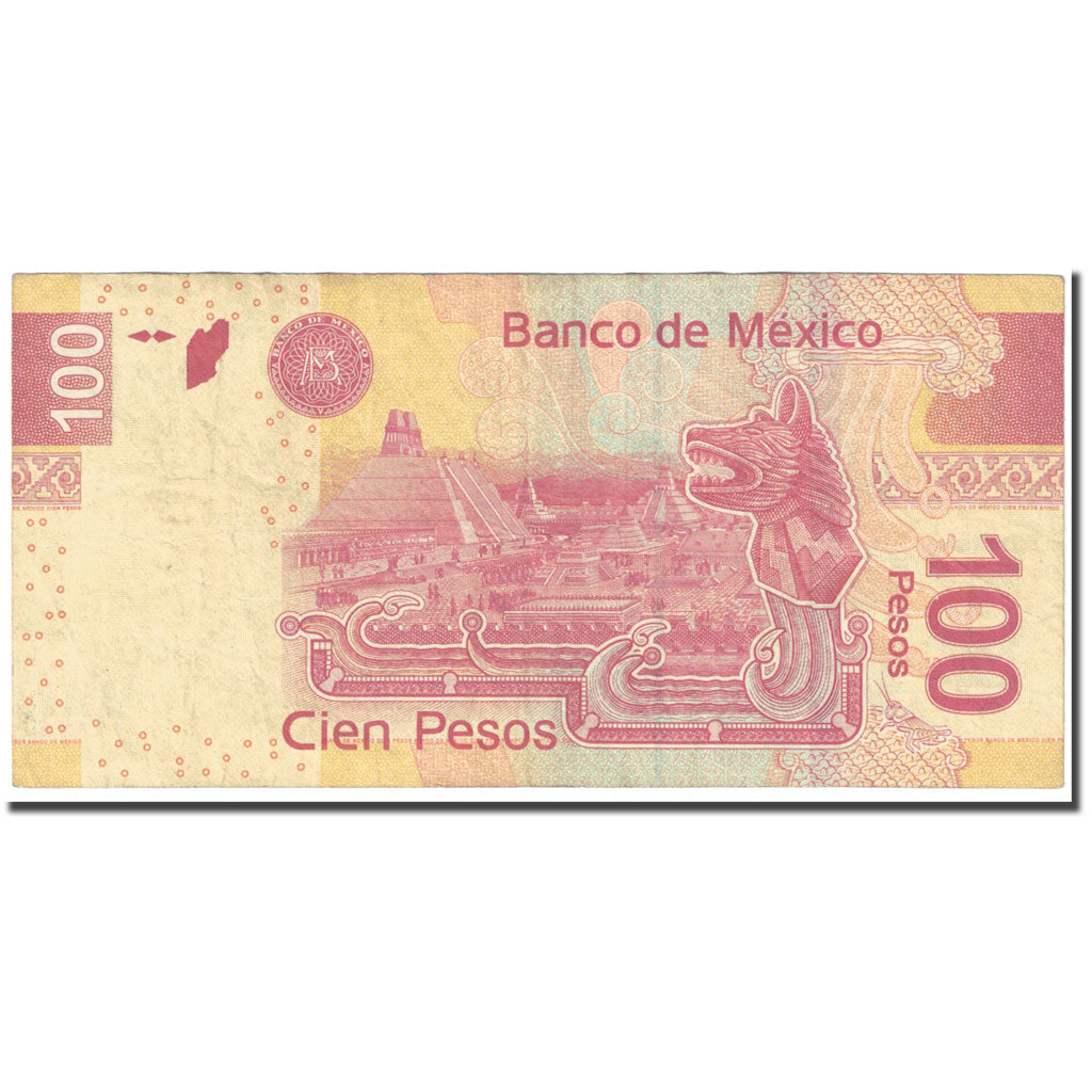 Banknote, Mexico, 100 Pesos, 2013, 2013-10-17, KM:124, EF(40-45)