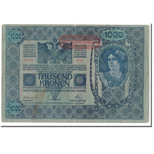 Banknote, Austria, 1000 Kronen, 1919, Old Date : 02.01.1902 (1919)., KM:60