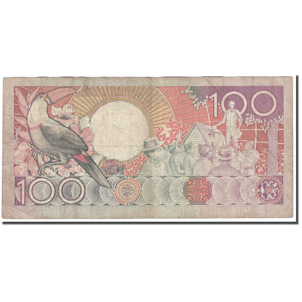 Billet, Surinam, 100 Gulden, 1986, 1986-07-01, KM:133a, B