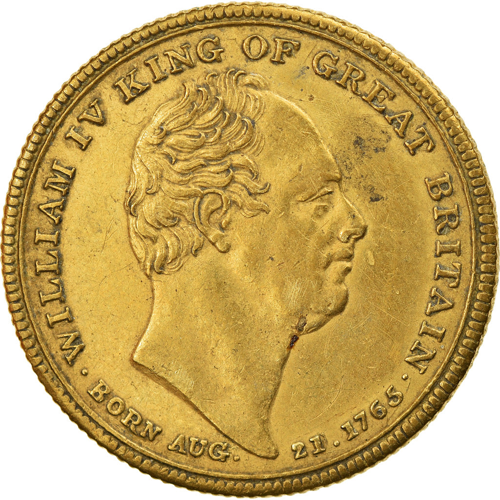 Royaume-Uni, Jeton, Mort de William IV, King of Great Britain, 1837, TTB+