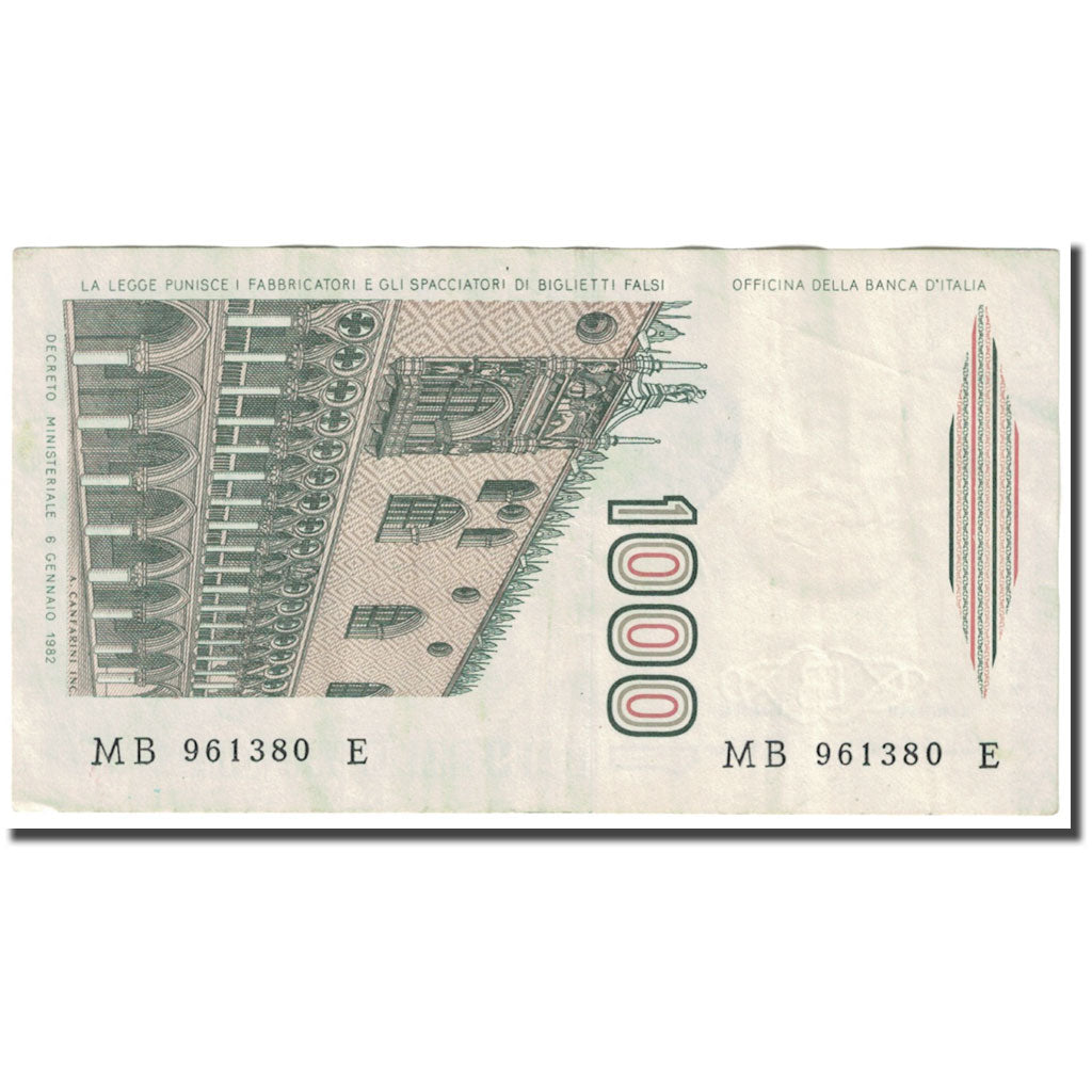 Billet, Italie, 1000 Lire, 1983, 1983-05-02, KM:109a, TB