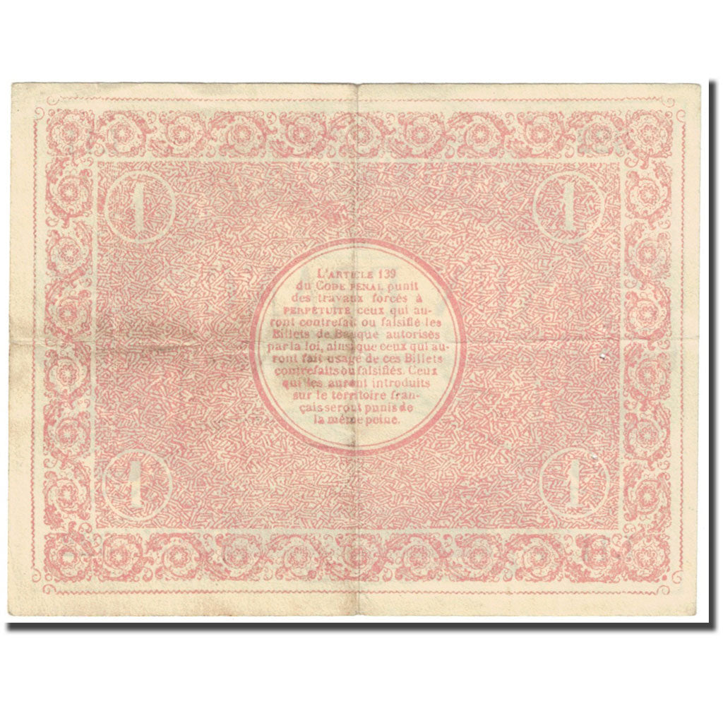 Francia, Lille, 1 Franc, 1914, Banque D'émission, RC, Pirot:59-1589