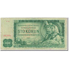 Banconote, Cecoslovacchia, 100 Korun, 1961, Undated (1961), KM:91b, B