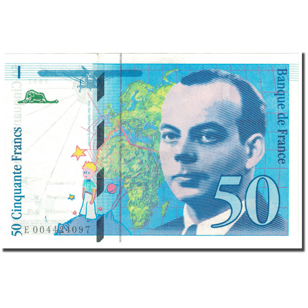 France, 50 Francs, 1992, Undated (1992), UNC(63), Fayette:72.1b, KM:157a
