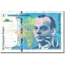 França, 50 Francs, 1997, Undated (1997), VF(20-25), KM:157Ad