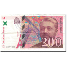 Francja, 200 Francs, 1999, Undated (1999), VF(20-25), KM:159c