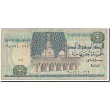 Banknote, Egypt, 5 Pounds, 1989-2001, Undated (1989), KM:59, VG(8-10)