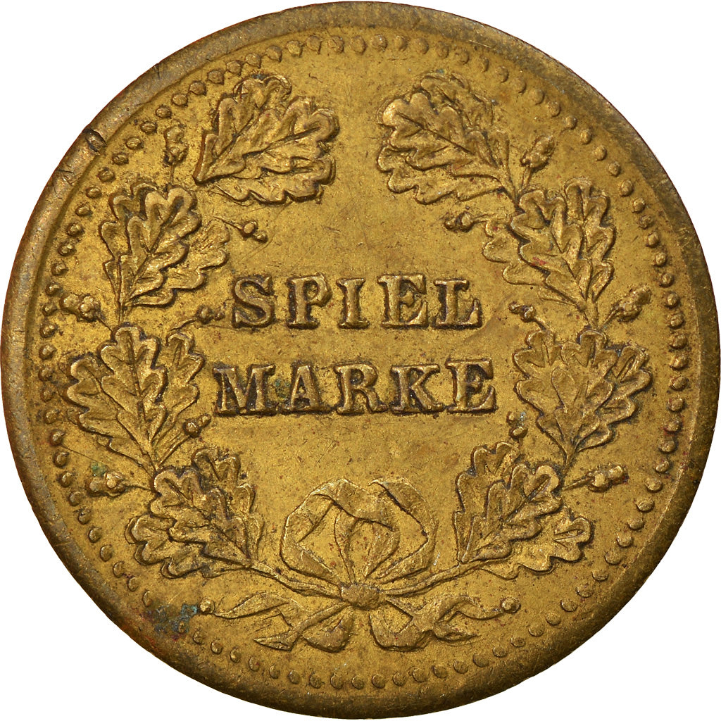 Germany, Token, Jeu, Spiel Marke, EF(40-45), Brass