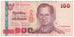 Banknot, Tajlandia, 100 Baht, 1994, Undated 1994, KM:97, VG(8-10)