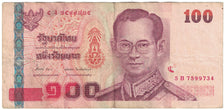 Banknote, Thailand, 100 Baht, 1994, Undated 1994, KM:97, VG(8-10)