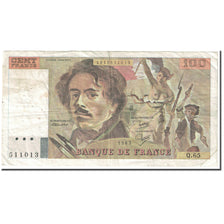 France, 100 Francs, 1983, Undated (1983), VG(8-10), KM:154b