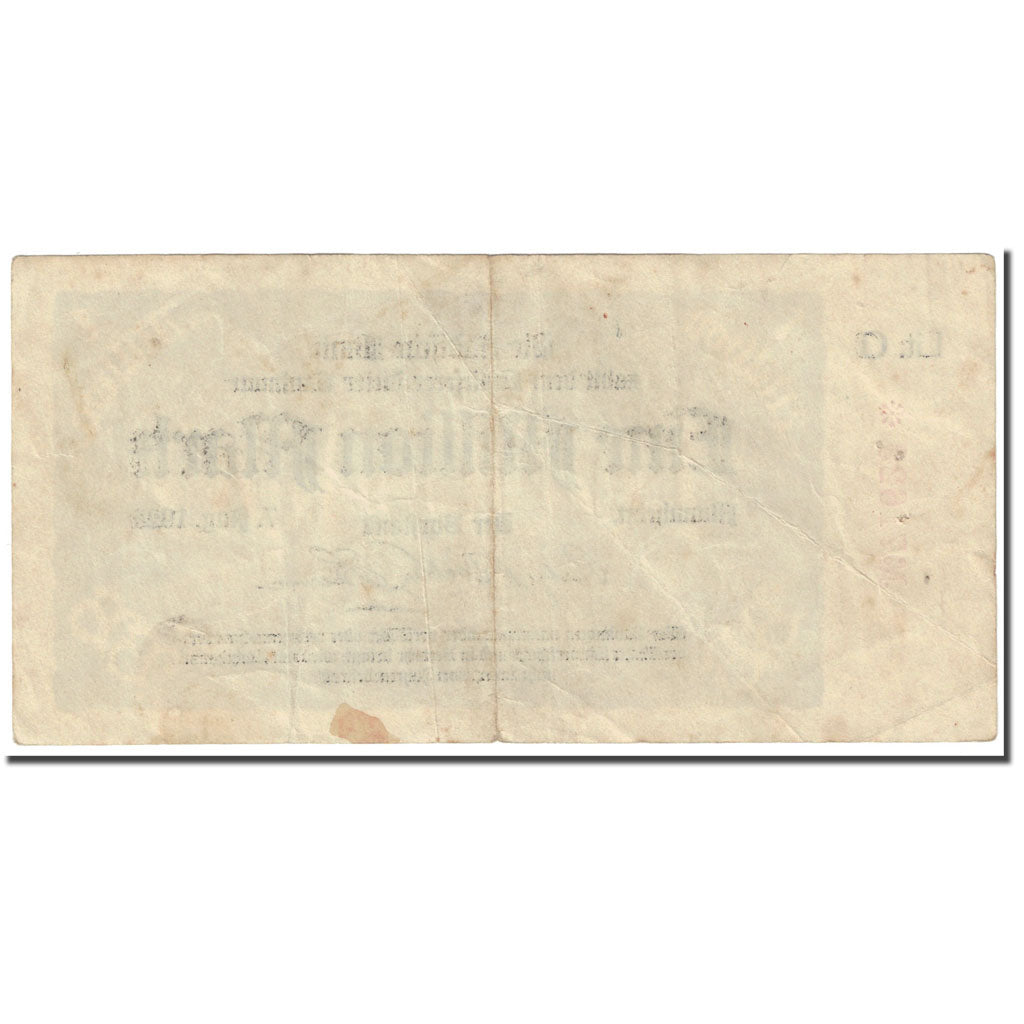 Banknote, German States, 1 Million Mark, 1923, 1923-08-07, Mannheim, KM:S912