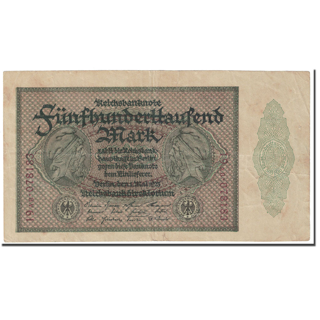 Banknote, Germany, 500,000 Mark, 1923, 1923-05-01, KM:88b, VF(20-25)