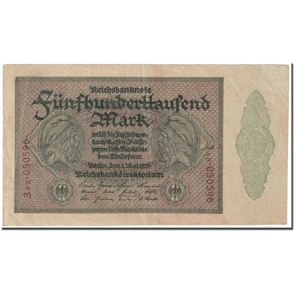 Banknote, Germany, 500,000 Mark, 1923, 1923-05-01, KM:88b, VF(20-25)