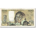 France, 500 Francs, Pascal, 1974, 1974-12-05, VF(20-25), Fayette:71.12, KM:156c