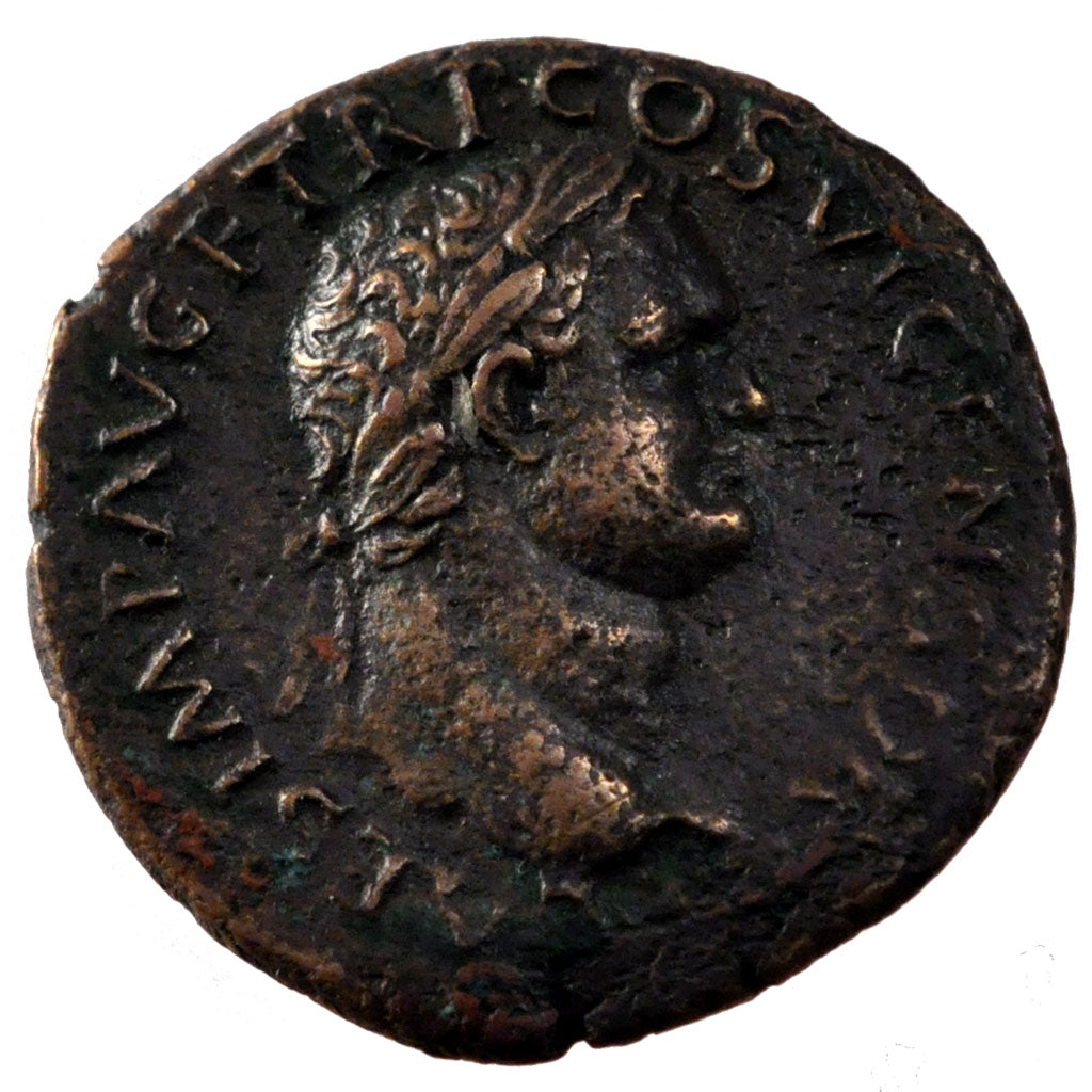 Titus, As, Lyons, EF(40-45), Copper, Cohen #217, 10.20