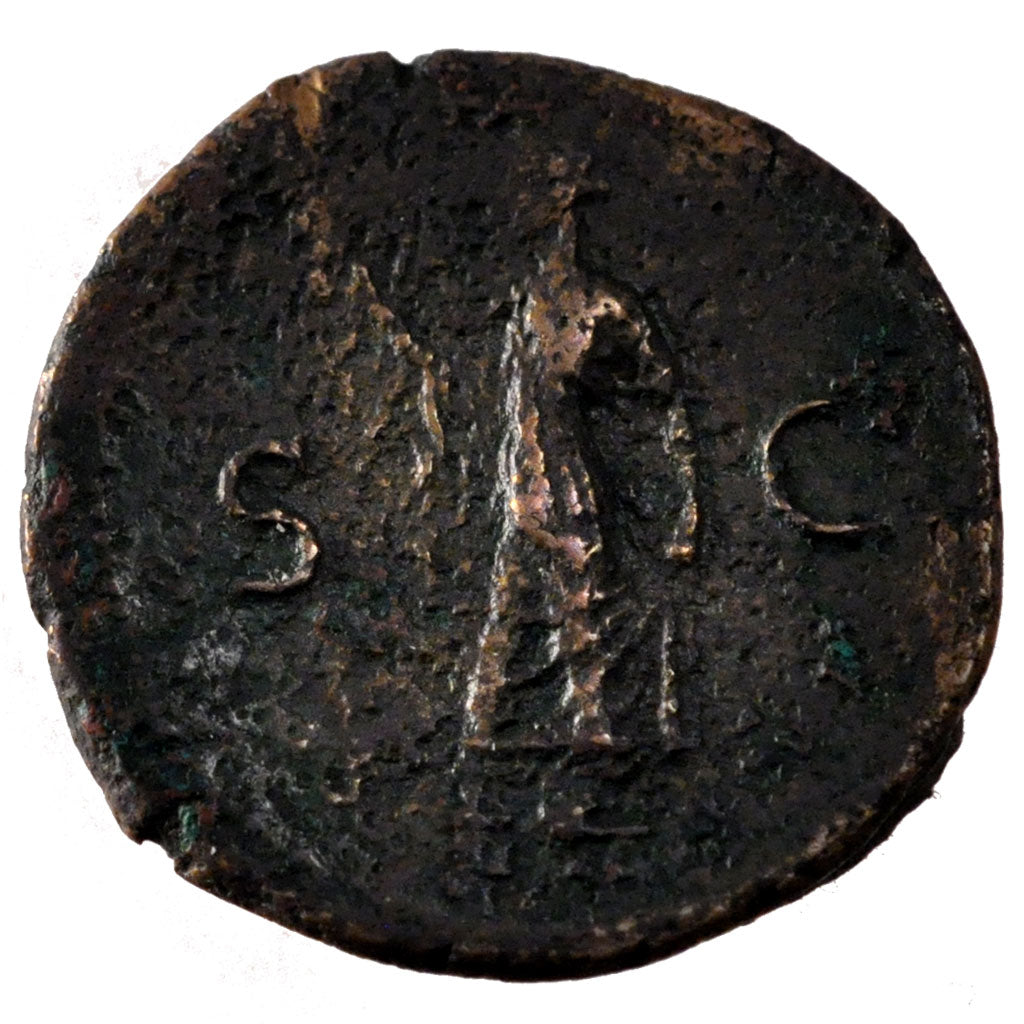 Titus, As, Lyons, EF(40-45), Copper, Cohen #217, 10.20