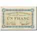 France, Lons-le-Saunier, 1 Franc, 1920, Chambre de Commerce, VF(20-25)