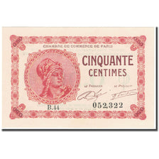 France, Paris, 50 Centimes, 1920, Chambre de Commerce, UNC(63), Pirot:97-10