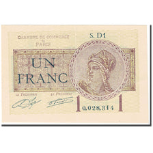 Francia, Paris, 1 Franc, 1920, Chambre de Commerce, MBC, Pirot:97-23