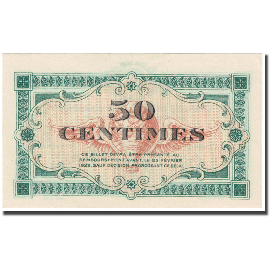France, Annonay, 50 Centimes, 1917, Chambre de Commerce, UNC(65-70), Pirot:11-9