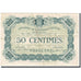 France, Epinal, 50 Centimes, 1921, Chambre de Commerce, TTB, Pirot:56-12