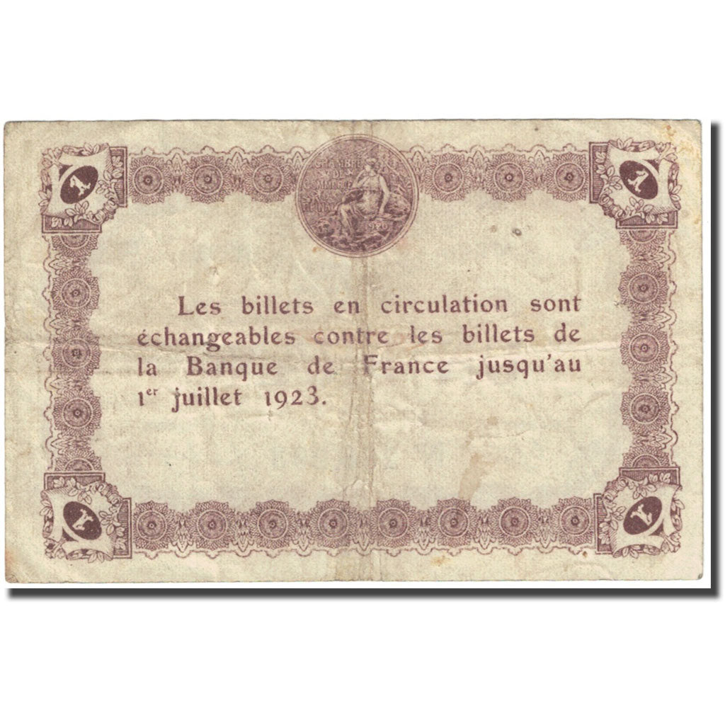 France, Epinal, 1 Franc, 1920, Chambre de Commerce, VF(20-25), Pirot:56-5