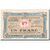 Frankrijk, Troyes, 1 Franc, 1918, Chambre de Commerce, TTB, Pirot:124-10