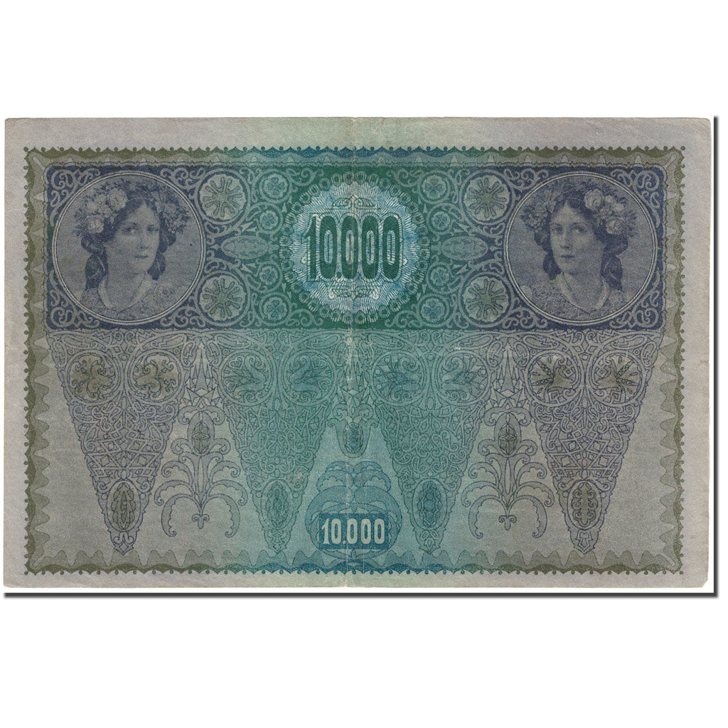 Banknote, Austria, 10,000 Kronen, 1918, 1918-11-02, KM:65, VF(20-25)
