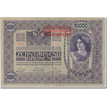 Banknote, Austria, 10,000 Kronen, 1918, 1918-11-02, KM:65, VF(20-25)