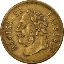 Deutschland, Token, Jeu, Spiel Marke, Deutscher Kaiser, SS+, Messing