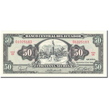 Banknote, Ecuador, 50 Sucres, 1988, 1988-11-22, KM:122a, UNC(65-70)
