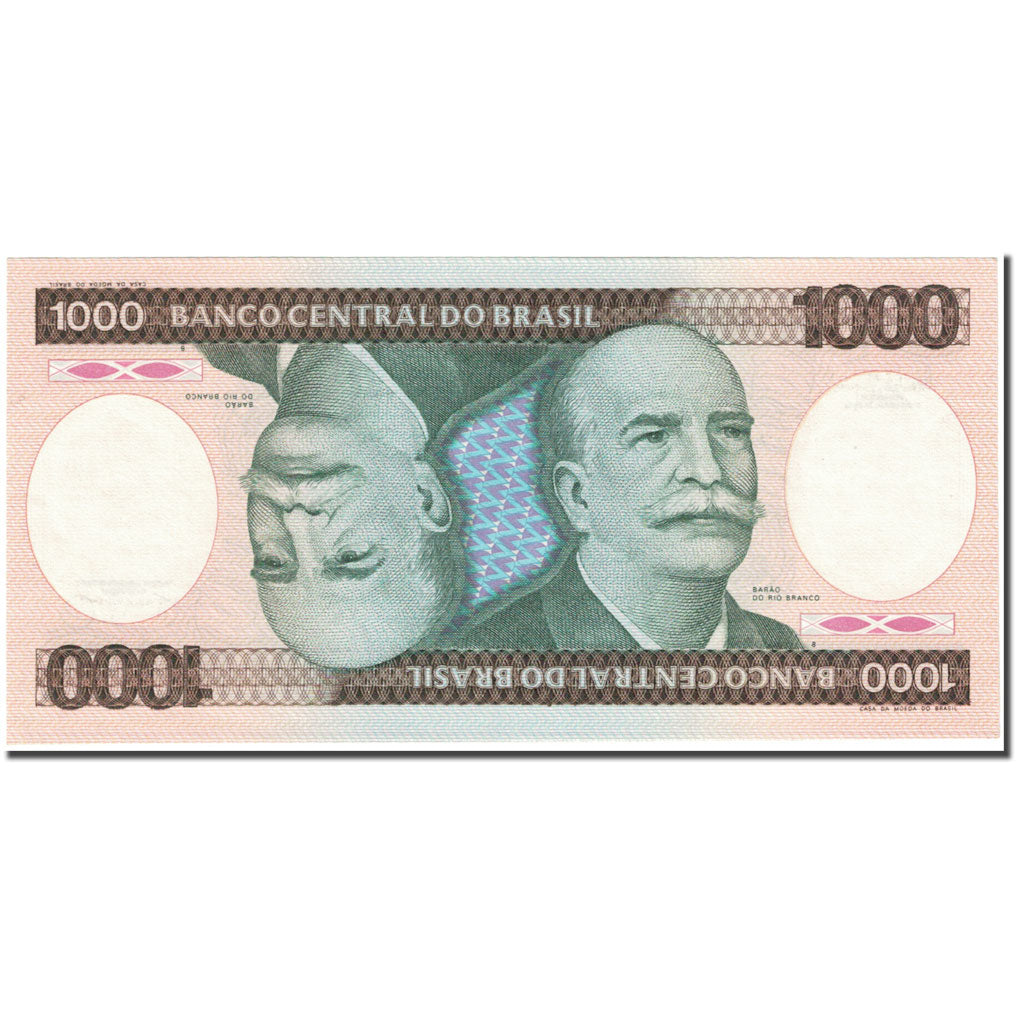 Banconote, Brasile, 1000 Cruzeiros, KM:201b, FDS