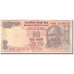 Biljet, India, 10 Rupees, KM:89d, SUP