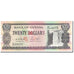 Biljet, Guyana, 20 Dollars, Undated (1966-92), KM:30b, NIEUW