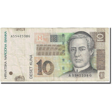 Banknote, Croatia, 10 Kuna, 2001, 2001-03-07, KM:38, VG(8-10)