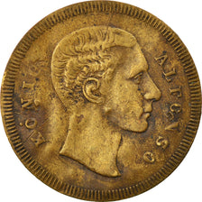Espanha, Token, Jeu, Spiel Marke, König Alfonso, VF(30-35), Latão