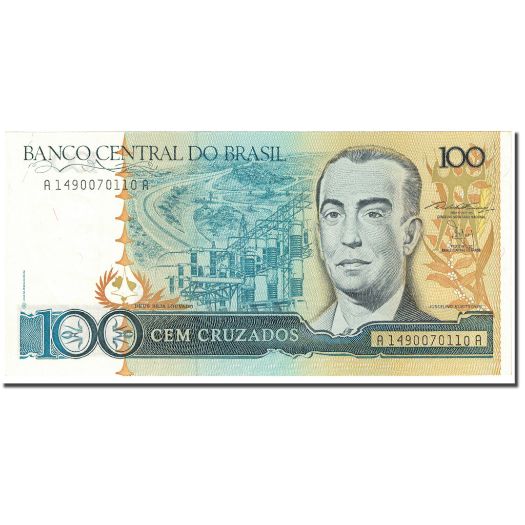 Banconote, Brasile, 100 Cruzados, KM:211b, FDS