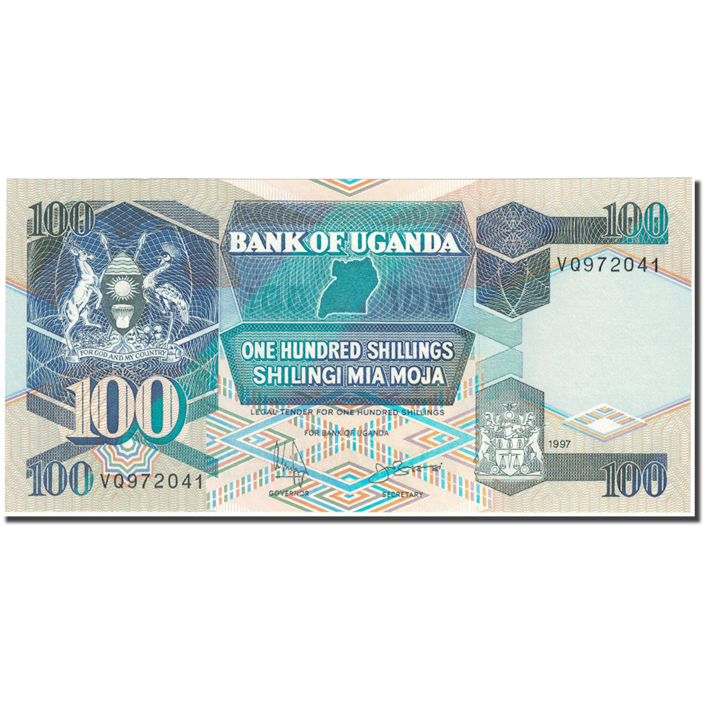 Billet, Uganda, 100 Shillings, 1997, KM:31c, NEUF