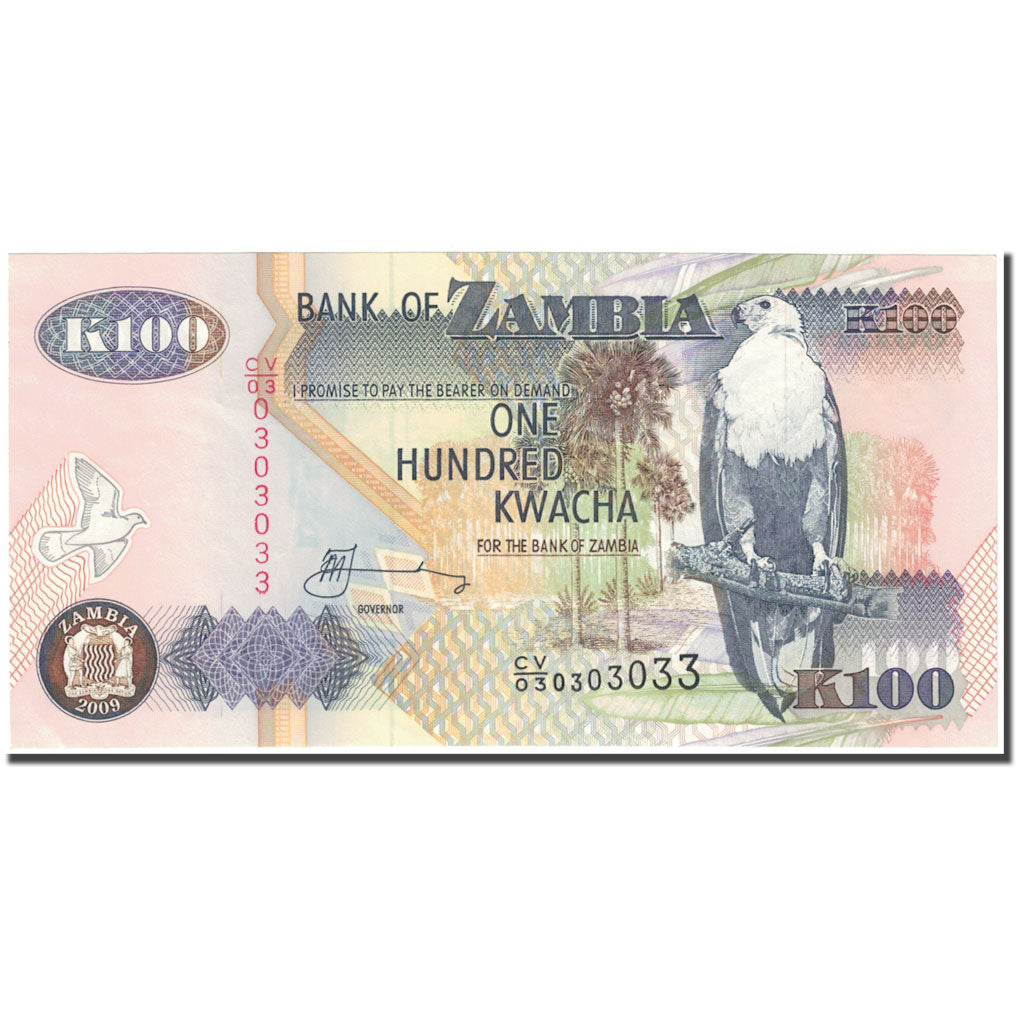 Banknote, Zambia, 100 Kwacha, KM:38h, UNC(65-70)